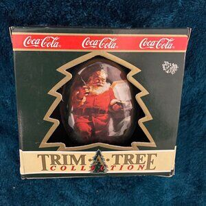 Vintage-Coca Cola Christmas ornament from 1990 ‘Trim A Tree' Collection